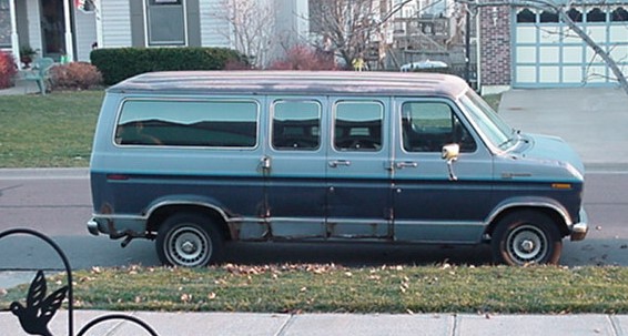 Old Ford van